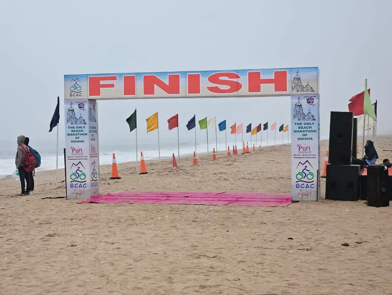 3rd Puri Beach Marathon contestent